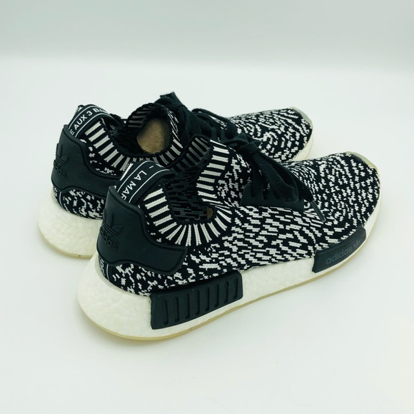 Men’s Adidas NMD R1 PK Original ZebraBlack Shoes 8 main image 5